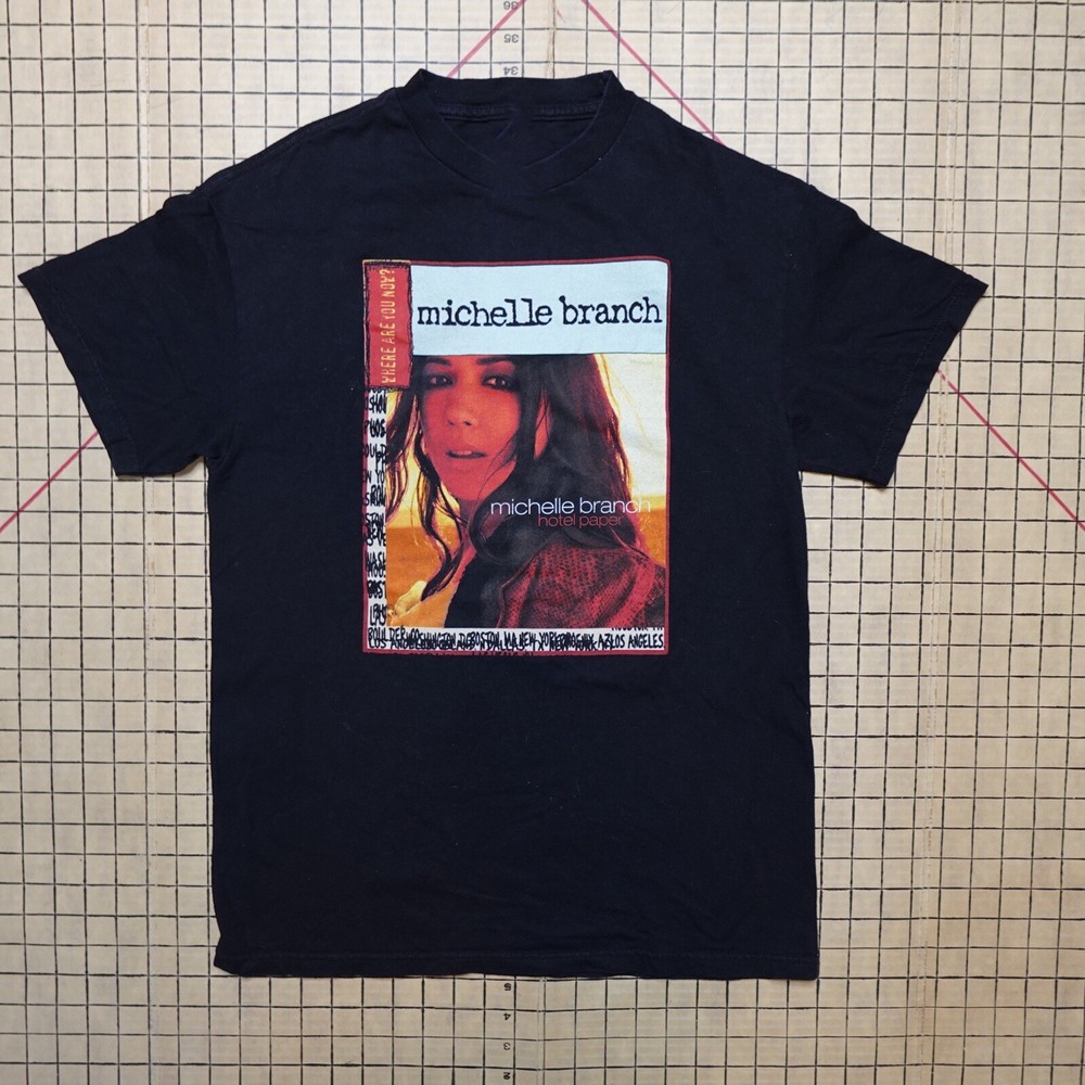Vintage Michelle Branch Hotel Paper T-shirt All Size S to 5XL BA195 FREE SHIPPIN