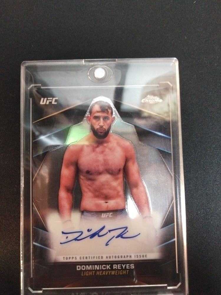 2024 Topps Chrome UFC Dominick Reyes Veteran Autograph CVA-DRE