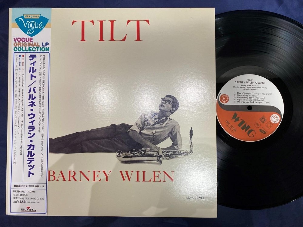 Barney Wilen Quartet Tilt Wing Bvjj-2937 Obi Mono Japan Vinyl Lp