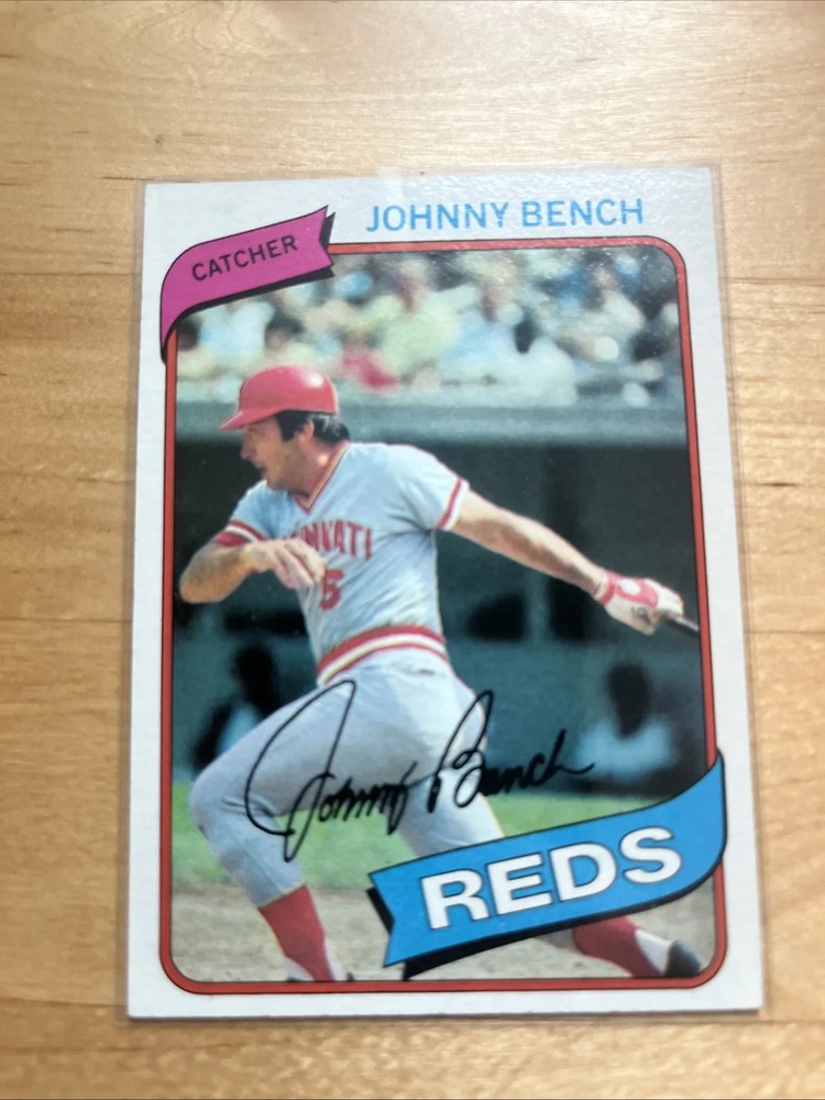 1980 Topps, Johnny Bench Cincinnati, Cincinnati Reds, #100
