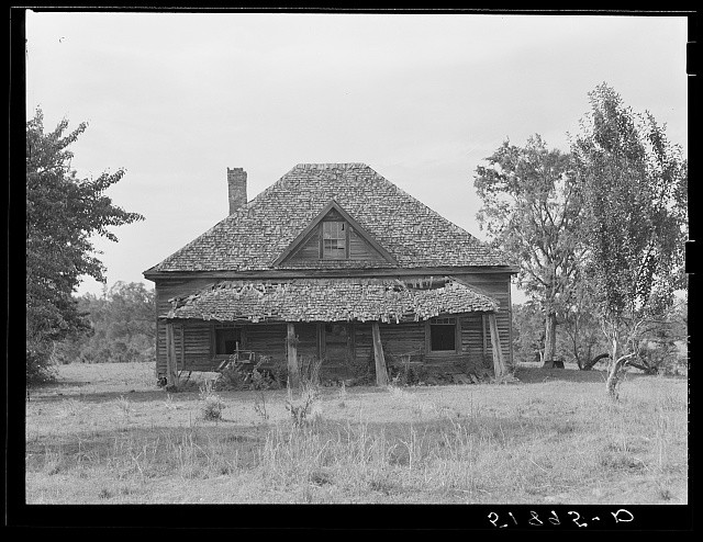 Photo:Greene County Georgia 1939 Abandoned Home Farmhouse