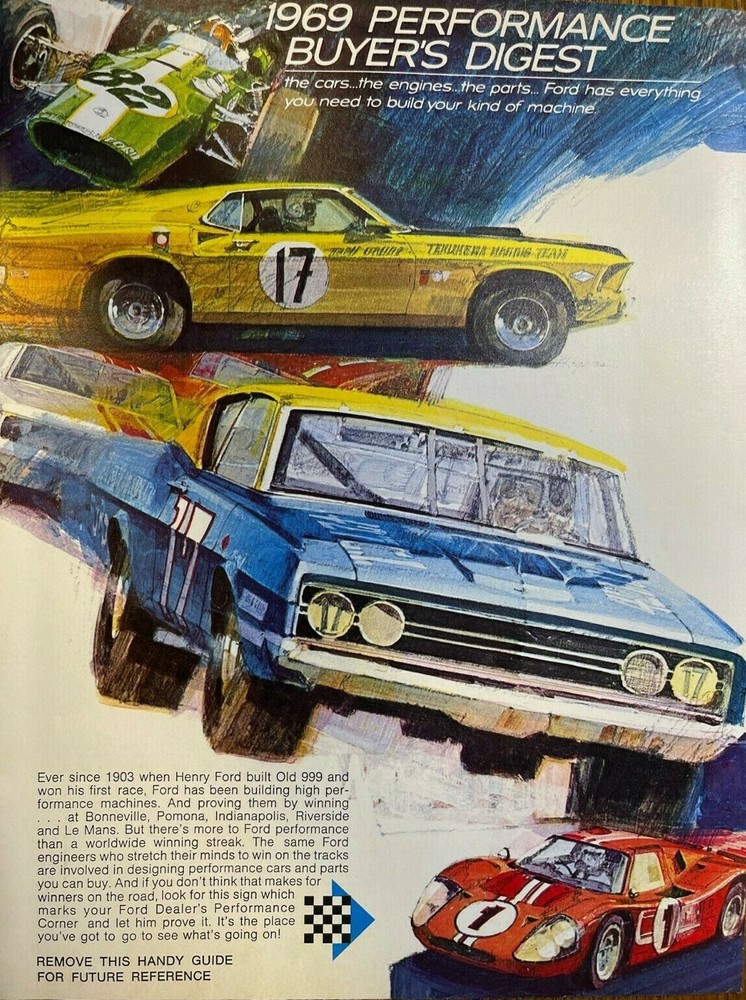 1969 Ford Performance Buyer's Digest illustrated