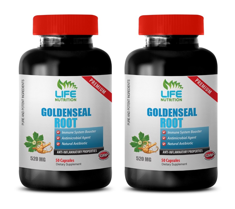 Goldenseal Root Extract 520mg Immune Boosting Digestive Health Support Supplement