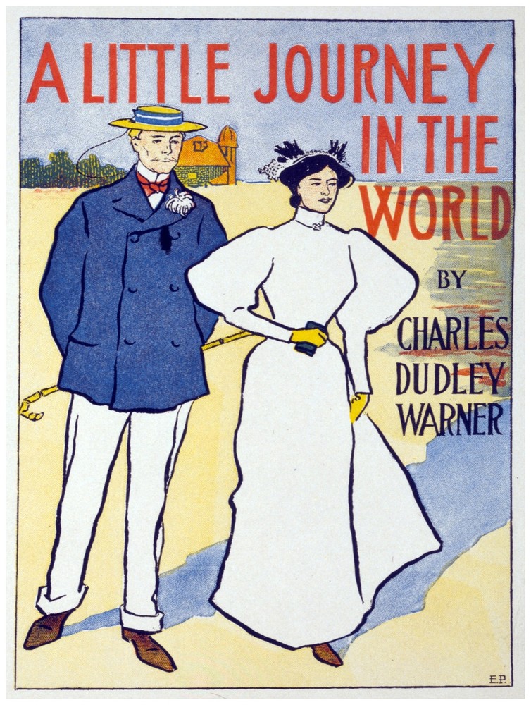 Decor Poster. A Little Journey in the World. Fine Home Graphic Art Design. 1432