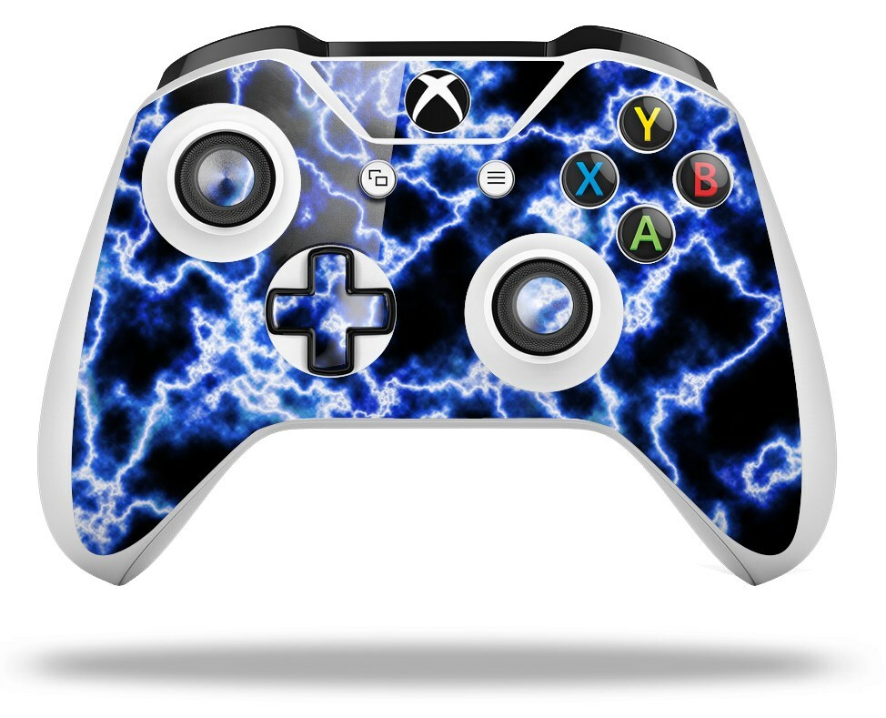 Skin for XBOX One S X Controller Electrify Blue Vinyl Decal