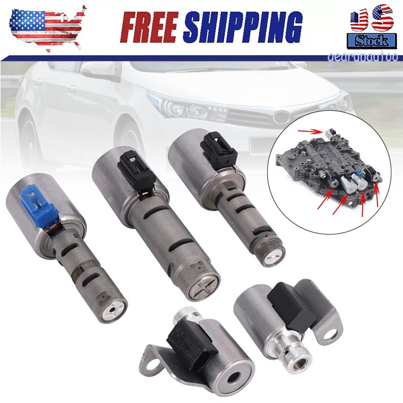 5PCS K313 CVT Transmission Solenoid Kit For TOYOTA COROLLA 1.8L 2.0L 2014-ON US