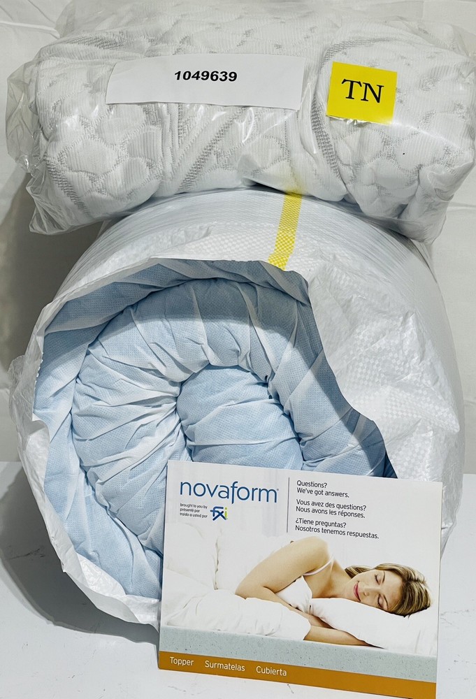 Novaform SoFresh 3” Gel Memory Foam Topper  Twin With Cover