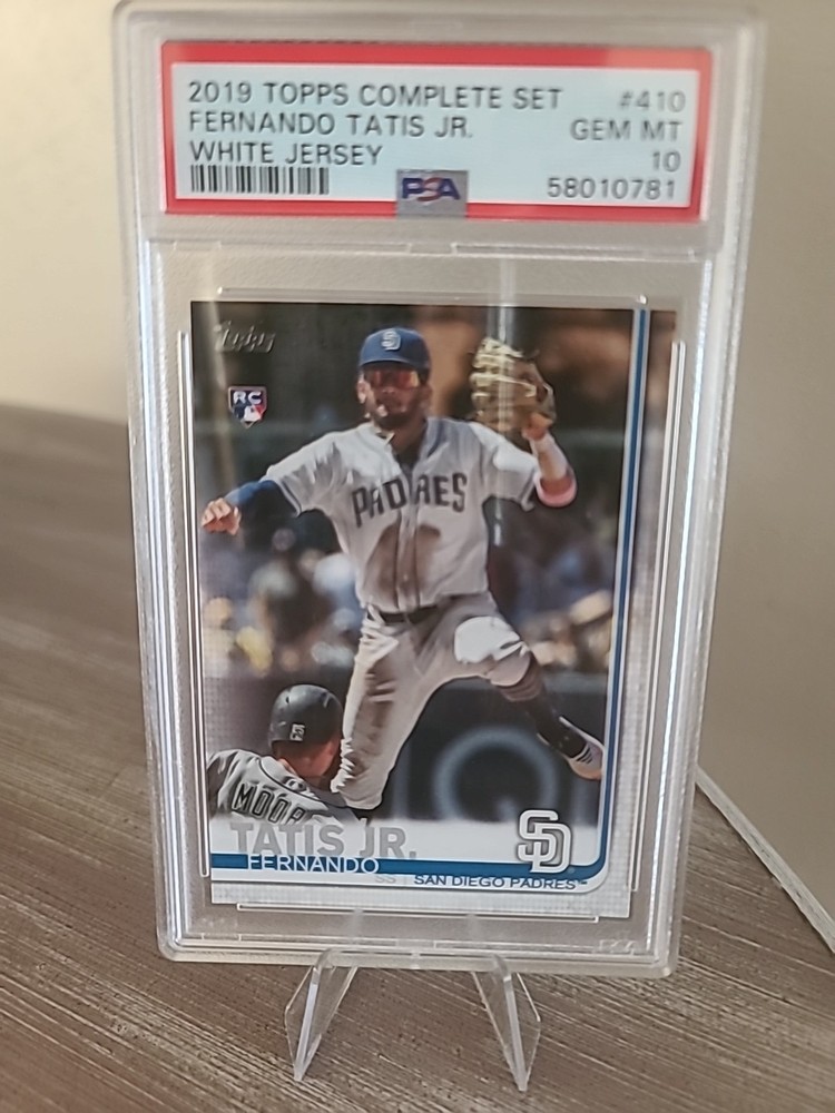 2019 Topps Fernando Tatis Jr RC #410 PSA 10 Gem Mint Rookie Card
