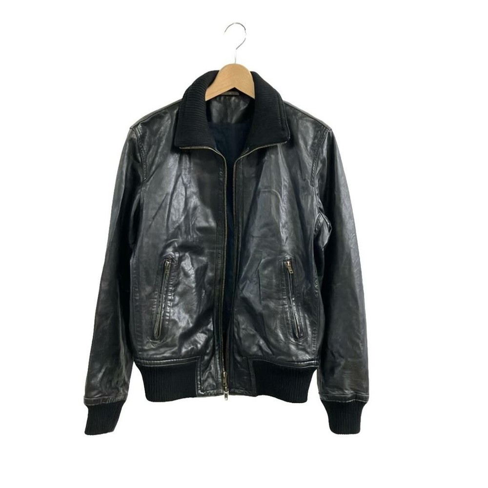 Vintage Distressed Men's Leather Jacket - Urban Research Heavy M Size 67