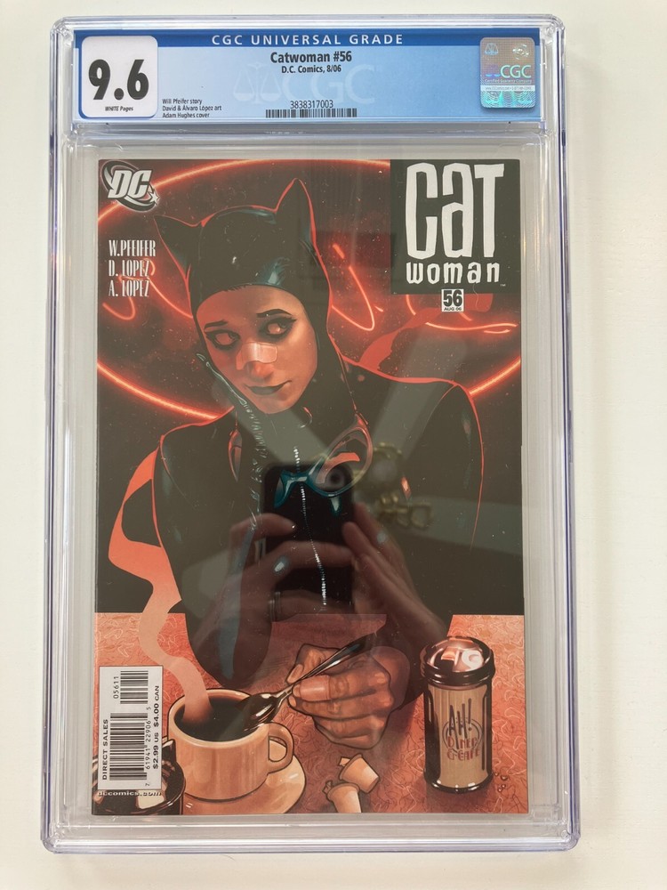 DC Comics Catwoman #56 Vol. 3 (2006) CGC 9.6 Adam Hughes Cover
