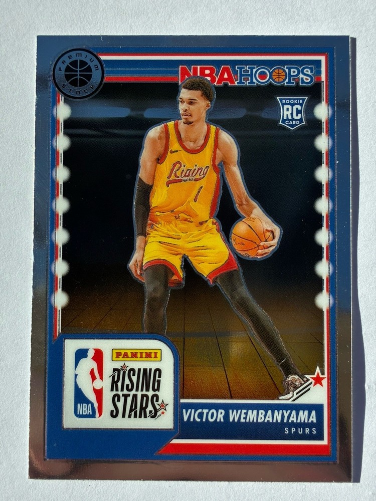 2023-24 Panini Nba Hoops Premium Stock - Rising Stars Victor Wembanyama #282...