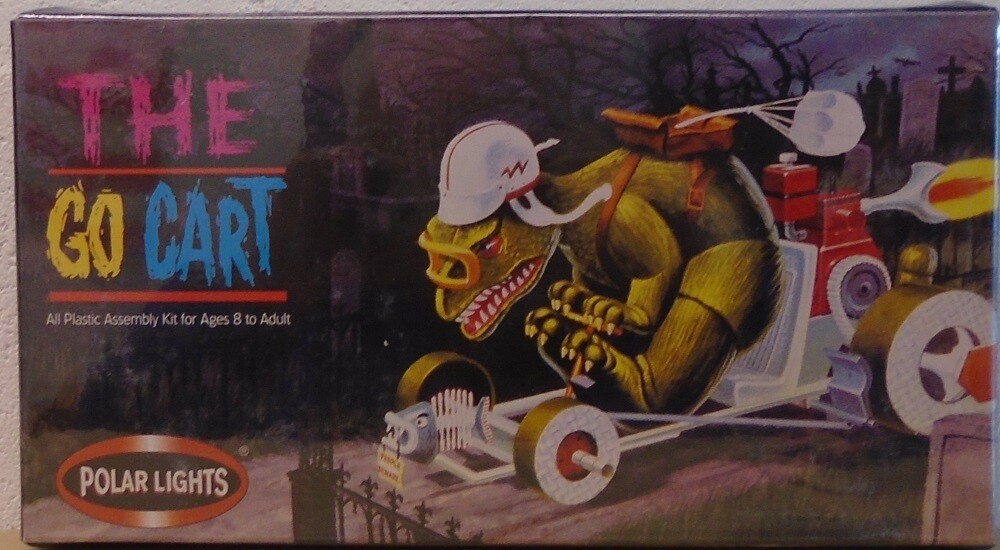 Godzilla Go Kart Polar Lights Aurora Reissue Plastic Model Kit Sealed Box