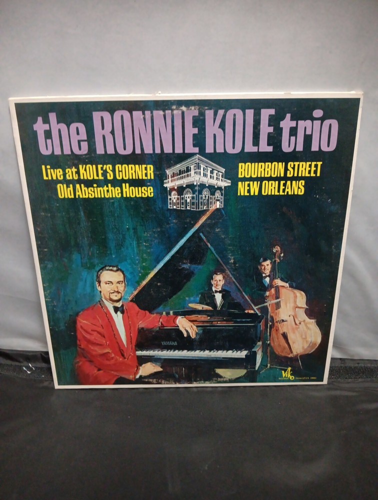 Ronnie Kole Trio Album Signed Live At Koles Corner Old Absinthe House-image