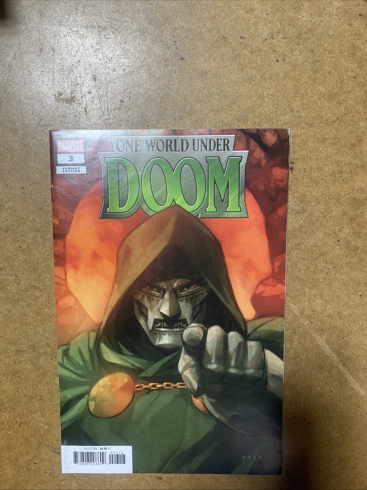 One World Under Doom #3 1:25 Phil Noto Variant 2025 Marvel Comics NM-