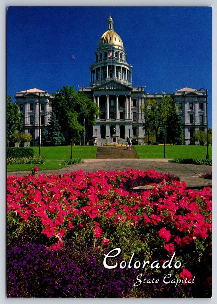Denver Colorado Postcard State Capitol USA Unposted