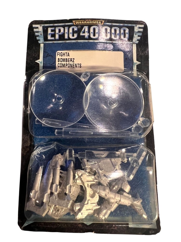 Warhammer Epic 40,000 Fighta Bomberz Components Kit, Games Workshop ©1997 Sealed