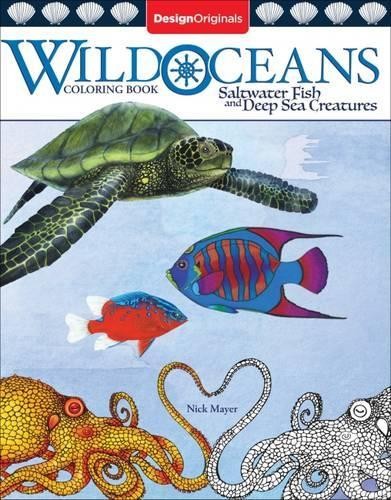 Nick Mayer Wild Oceans Coloring Book (Paperback)Another great item from Rarewaves USA | Free delivery!