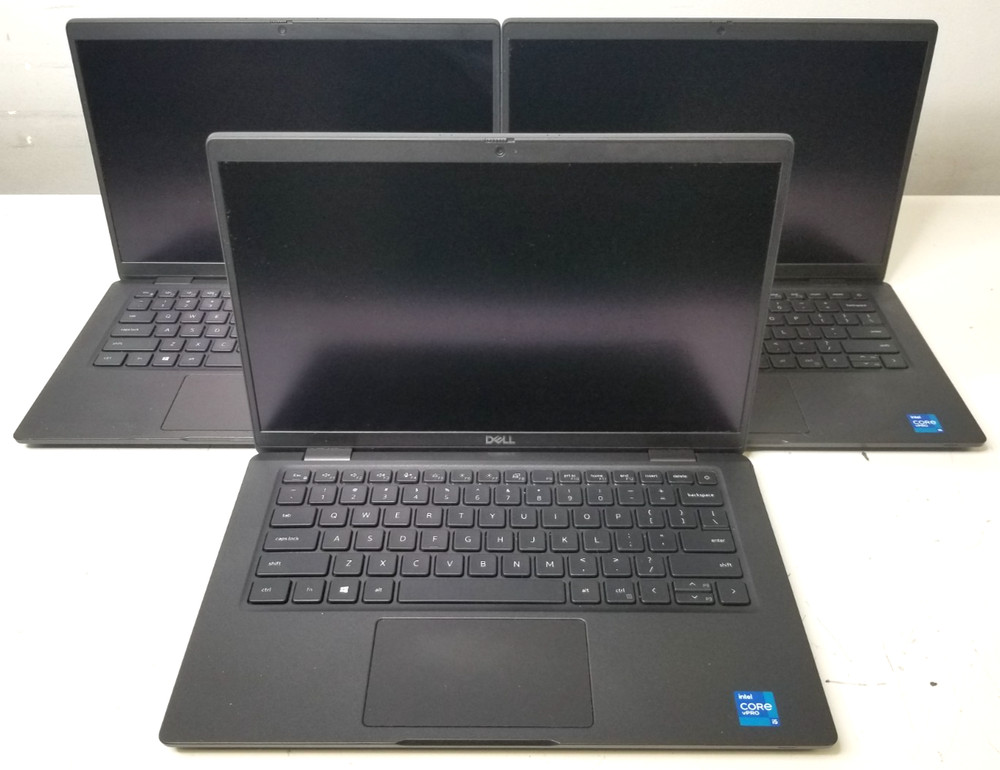 Lot of (3) Dell Latitude 7320 Intel i5-1145G7 2.6GHz 16GB RAM No OS/SSD/Battery