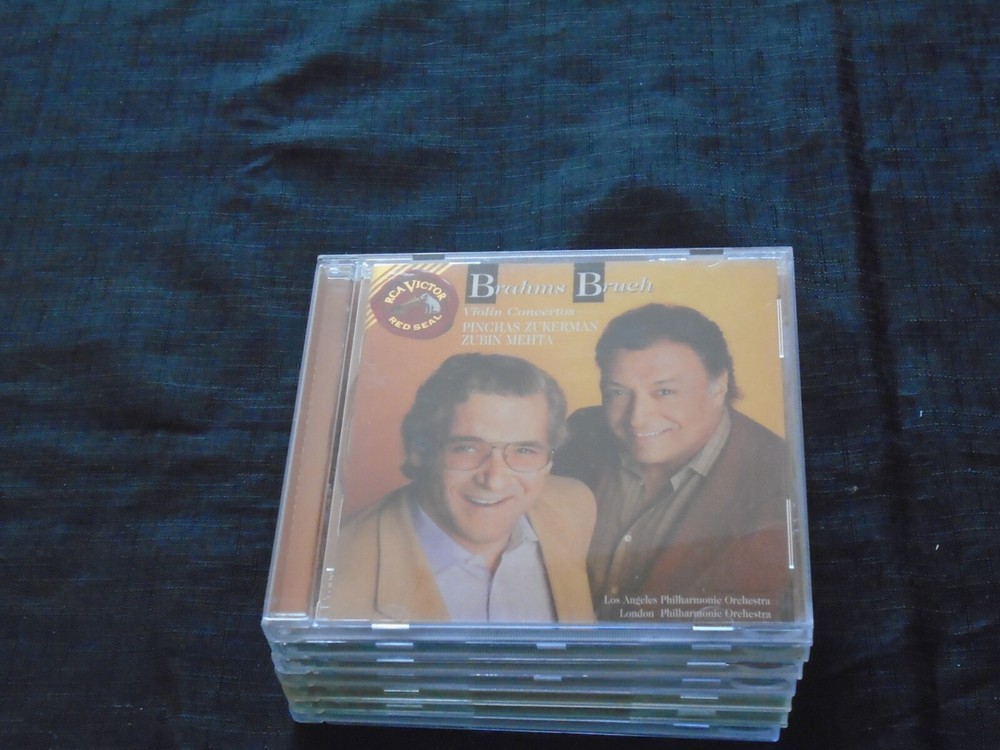 Brahms/Bruch - Violin Concertos Pinchas Zukerman Mehta CD FREE SHIP