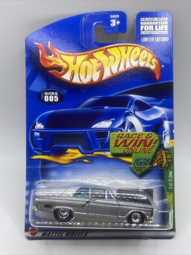 2002 Hot Wheels Super Treasure Hunt STH Ford Thunderbolt Real Riders IN PROTECTO