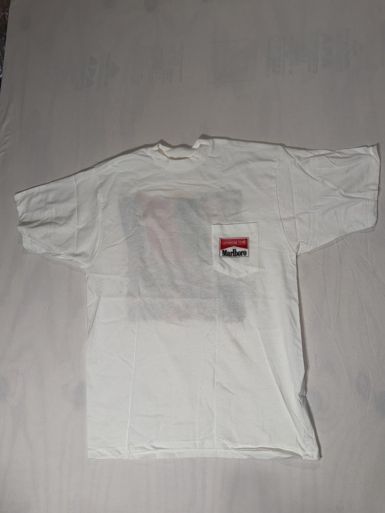 Marlboro Adventure Team Pocket Logo T Shirt Official Team Gear Truck One Size
