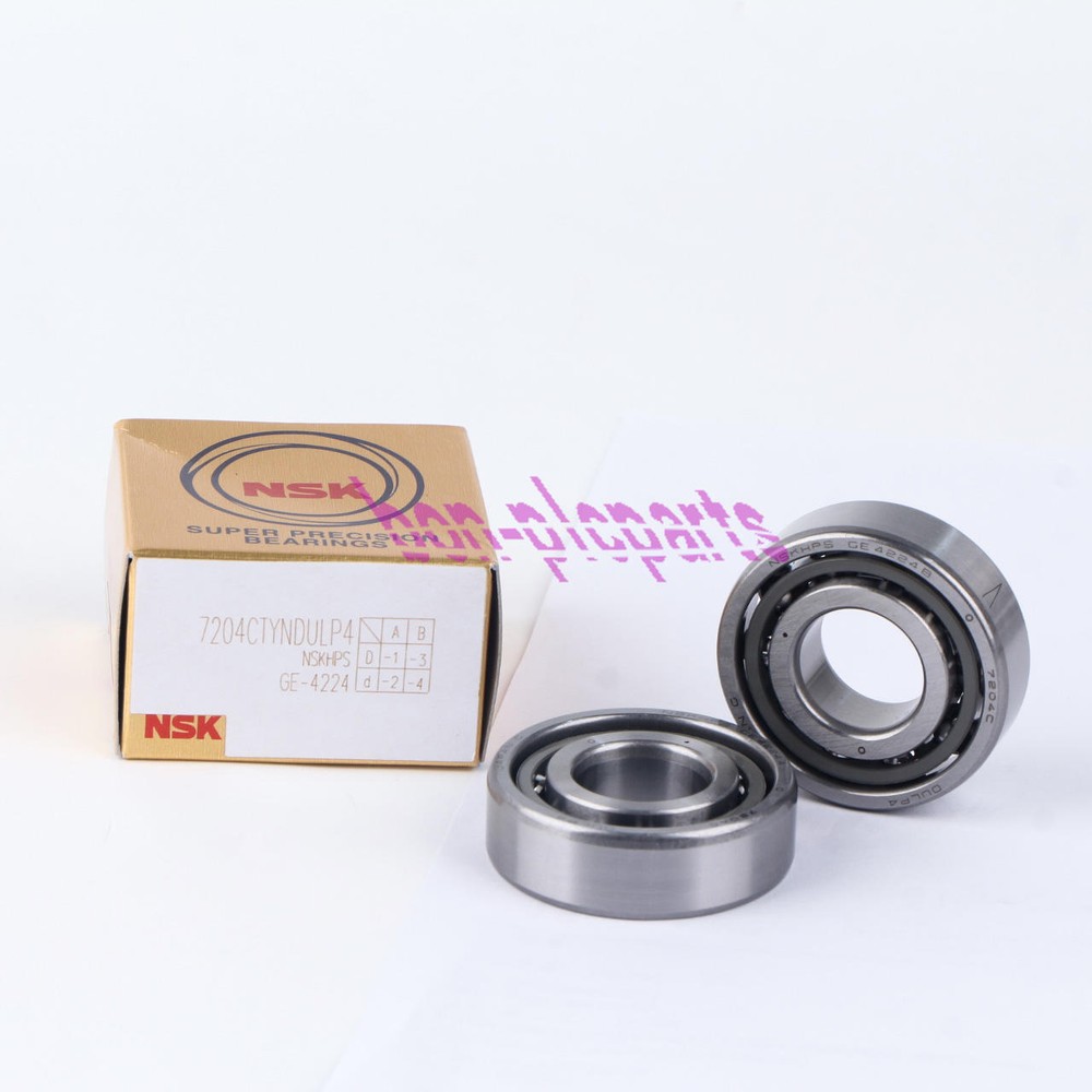 NSK Matched Pair (Set of 2) 7204CTYNDULP4 Angular Contact Ball Bearing