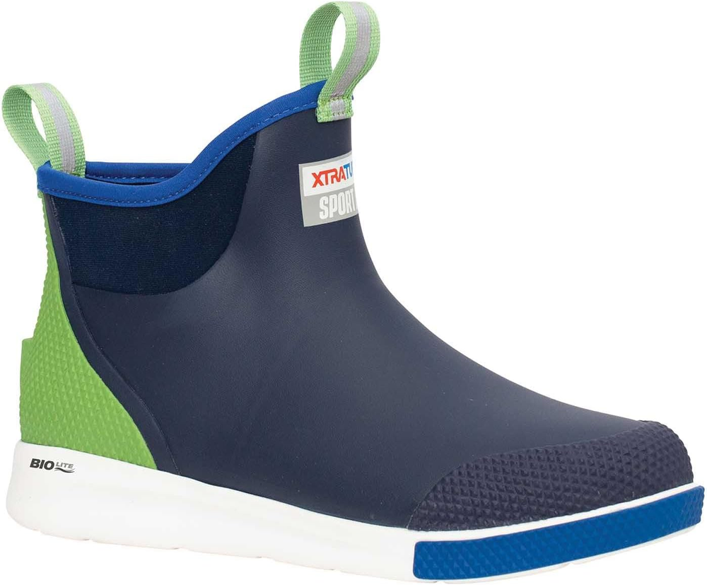 Men's Black 6-Inch Sport Ankle Deck Boot