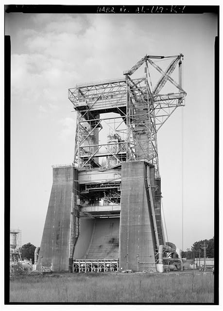 Huntsville AL Marshall Space Flight Center Saturn V Static Test Facility 1995