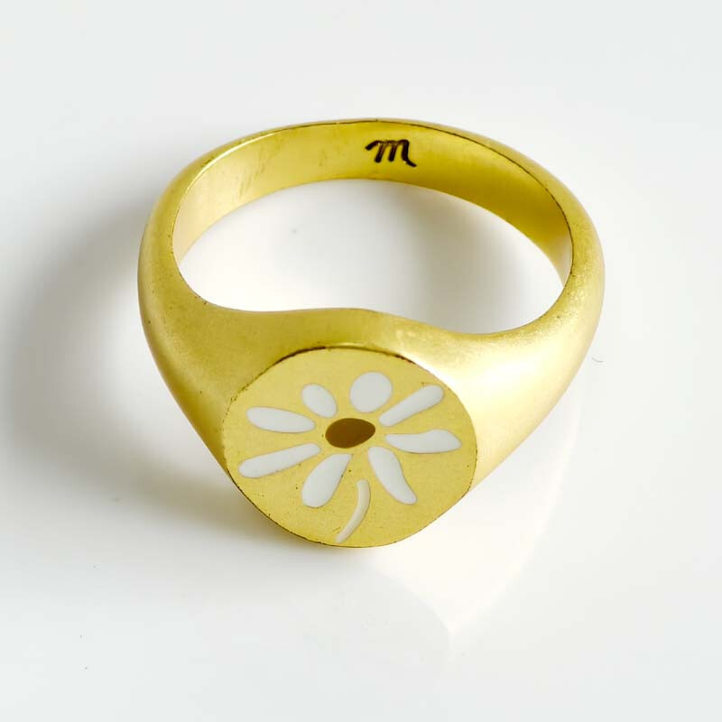 New Madewell Floral Band Ring Gift Vintage Women Party Jewelry 2Sizes Chosen