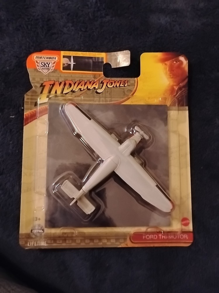 Matchbox Indiana Jones 1933 Ford Tri-Motor Skybusters Plane | FAST SHIPPING! 📦