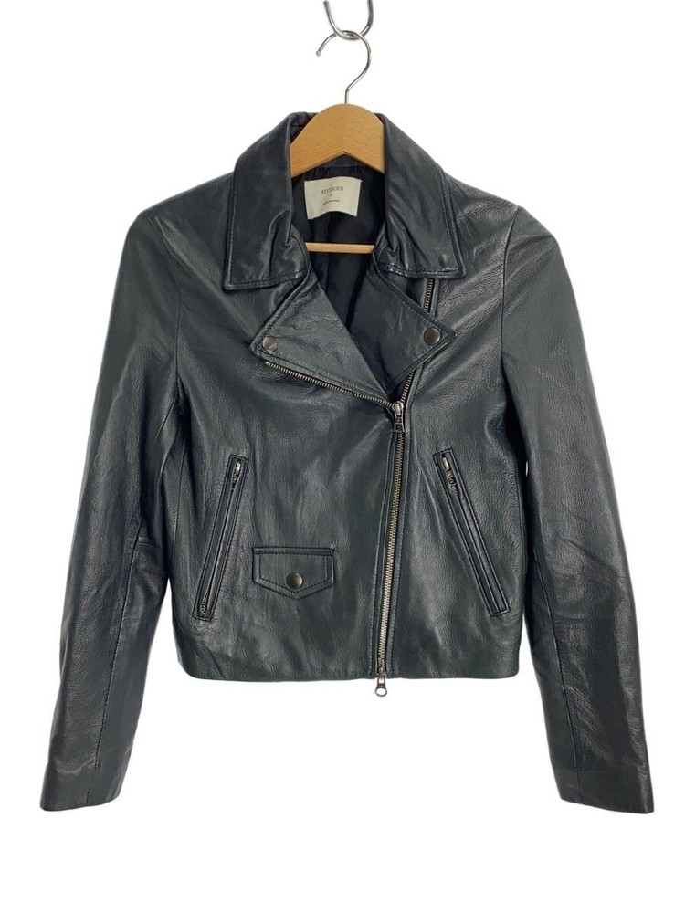 Studious Double Riders Jacket/O/Sheep Leather/Blk 3476