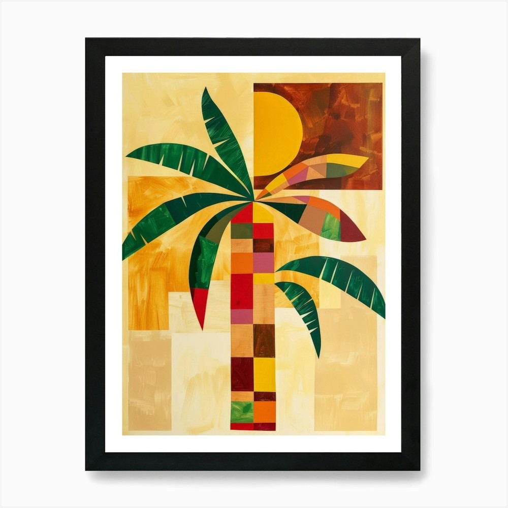 Palm Tree 14 Art Print Framed Wall Art Poster Canvas Print Picture