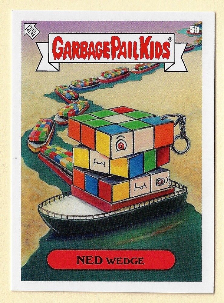 2021 TOPPS GARBAGE PAIL KIDS 2021 WAS THE WORST NED WEDGE 5b PR=1876