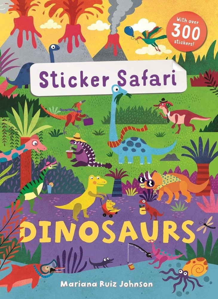 Sticker Safari: Dinosaurs by Mandy Archer (English) Paperback Book
