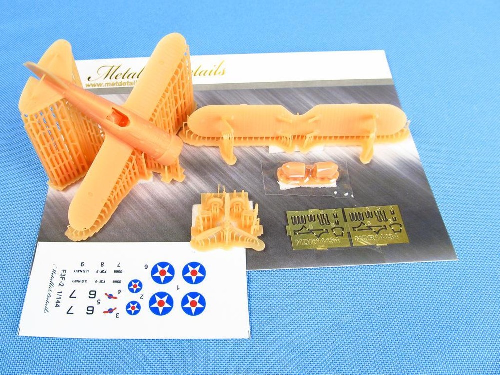 Metallic Details MDR14434 1:144 Grumman F3F-2 Aircraft model kit. Resin model