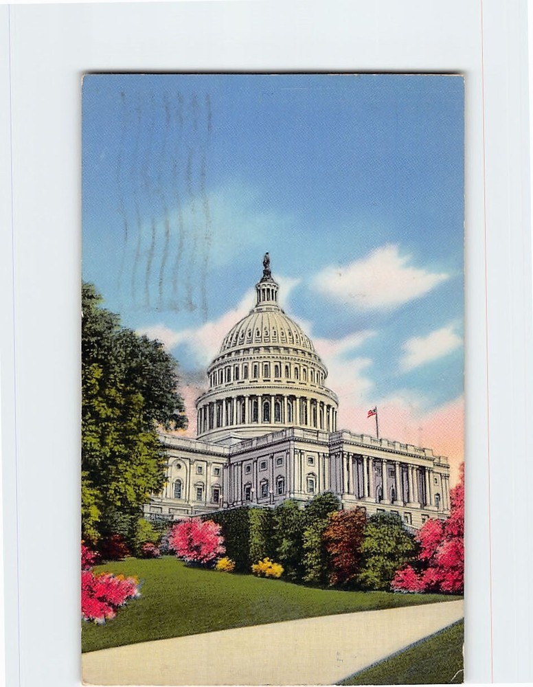 Postcard US Capitol Washington DC USA