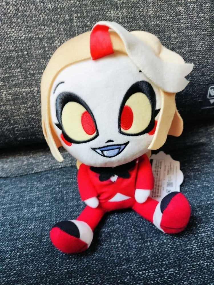 Hazbin Hotel Charlie Morningstar Sitting Plush Toy ROUND1 Limited Edition