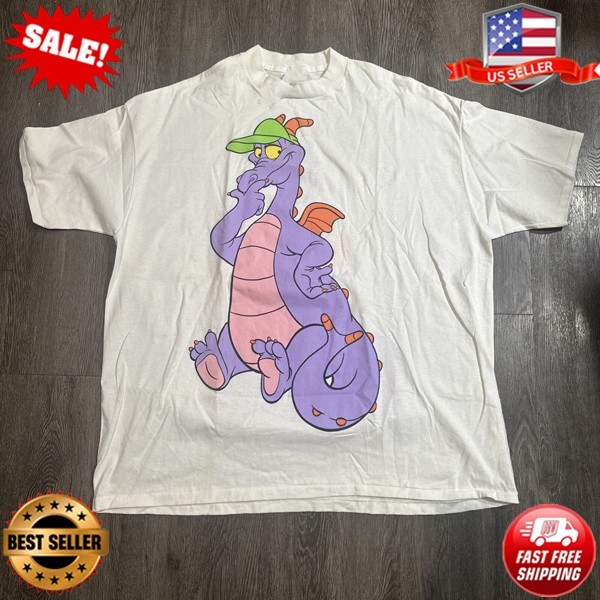 Vintage Disney Figment Dragon Epcot Cartoon T-Shirt  | S-5XL
