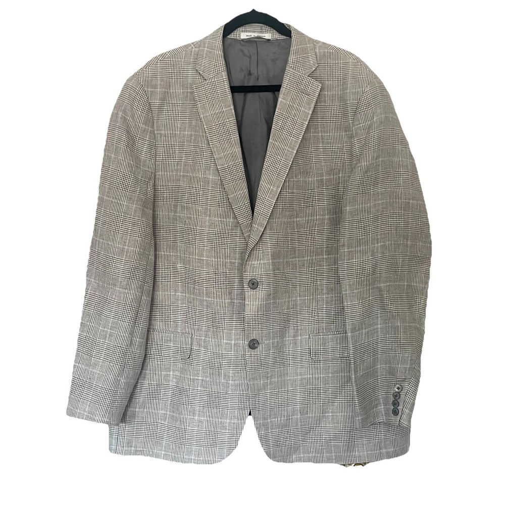 Lauren Ralph Lauren Blazer Men’s Size 46 L Linen Jacket Preppy Sport Coat