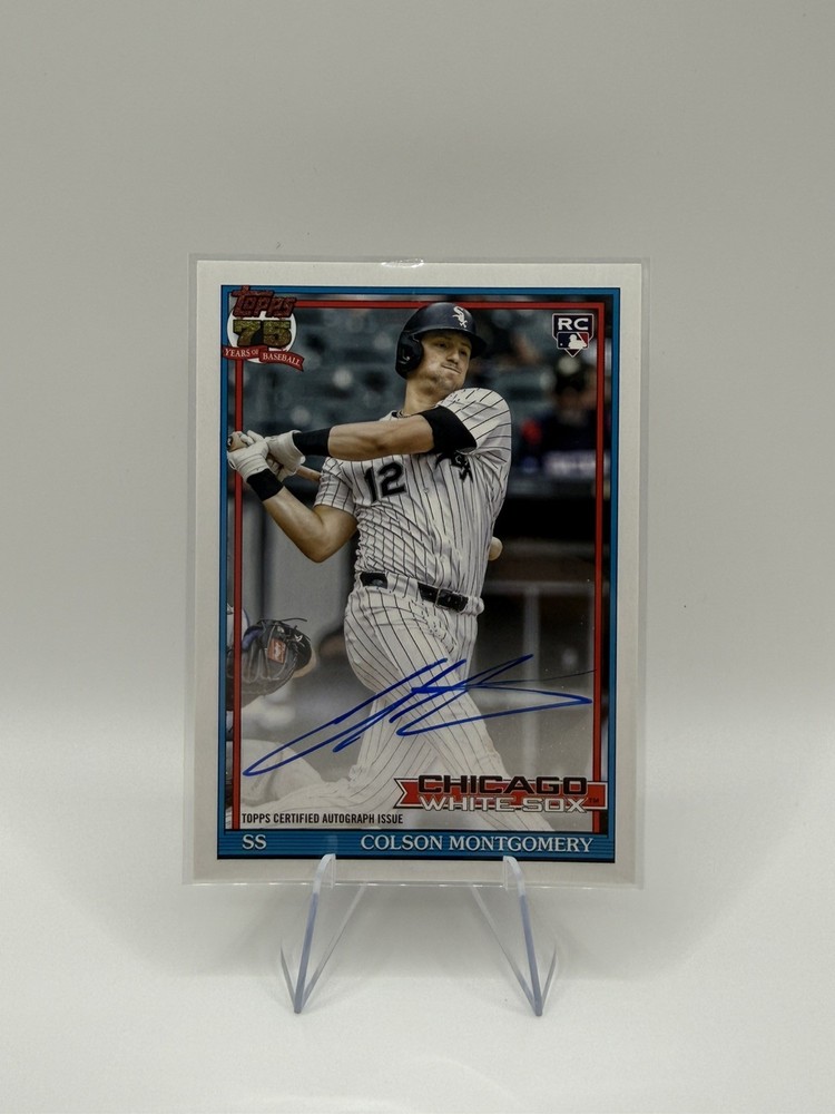 2026 Topps Series 1 - 1991 On Card AUTO RC - 91A-COM Colson Montgomery White Sox
