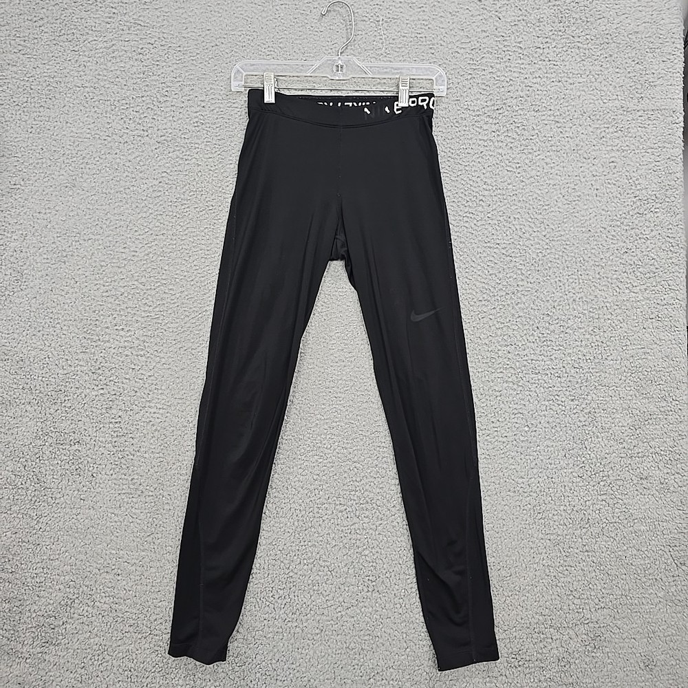 Nike Pro Womens Training Tights Size Small Athletic Black 889561-010