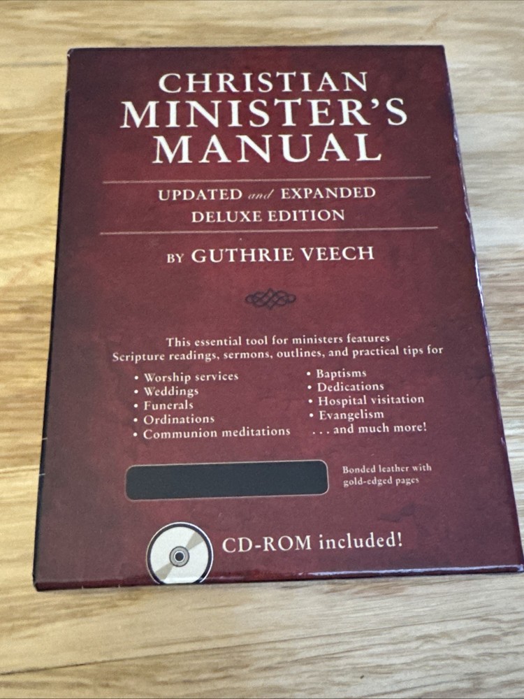 Christian Minister's Manual--Updated and Expanded Deluxe Edition by Guthrie...