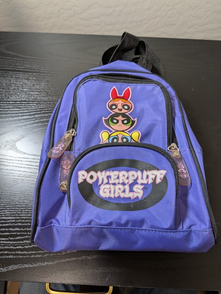Vintage Y2k Cartoon Network The PowerPuff Girls  Mini Backpack Nostalgia 2000