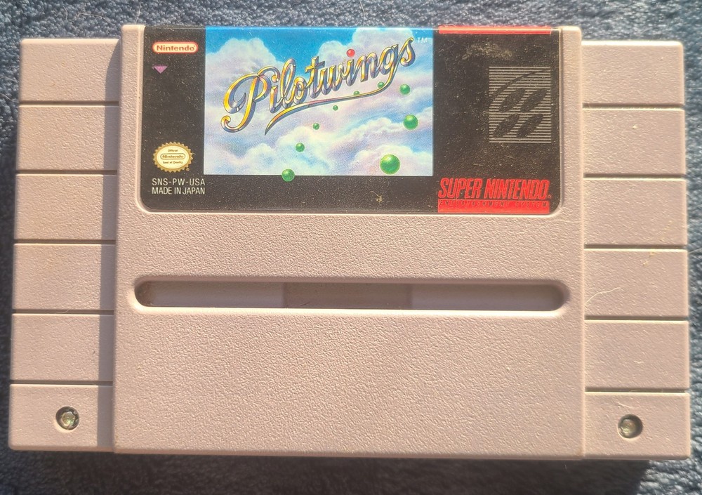 Pilotwings (Super Nintendo, 1991) Cart Only - Authentic & Tested!