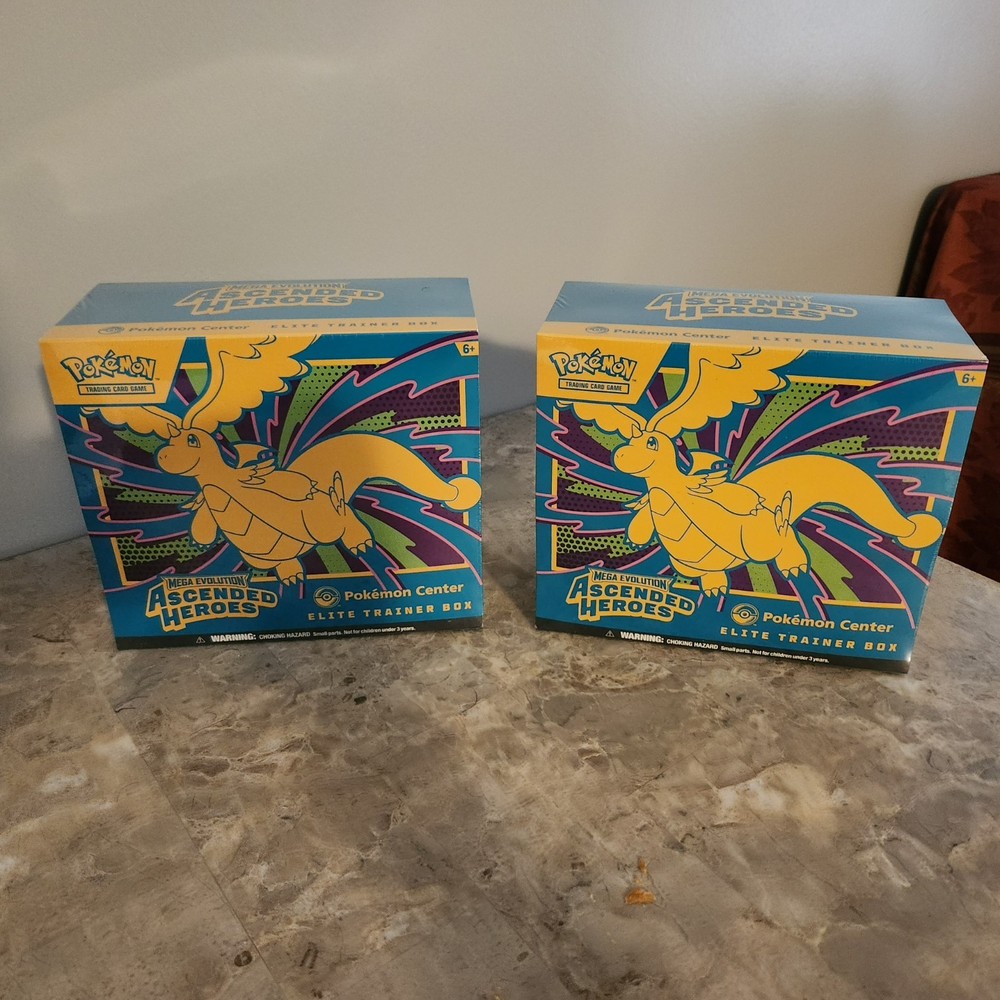 Ascended Heroes Pokemon Center ETB Factory Sealed (2 Boxes)