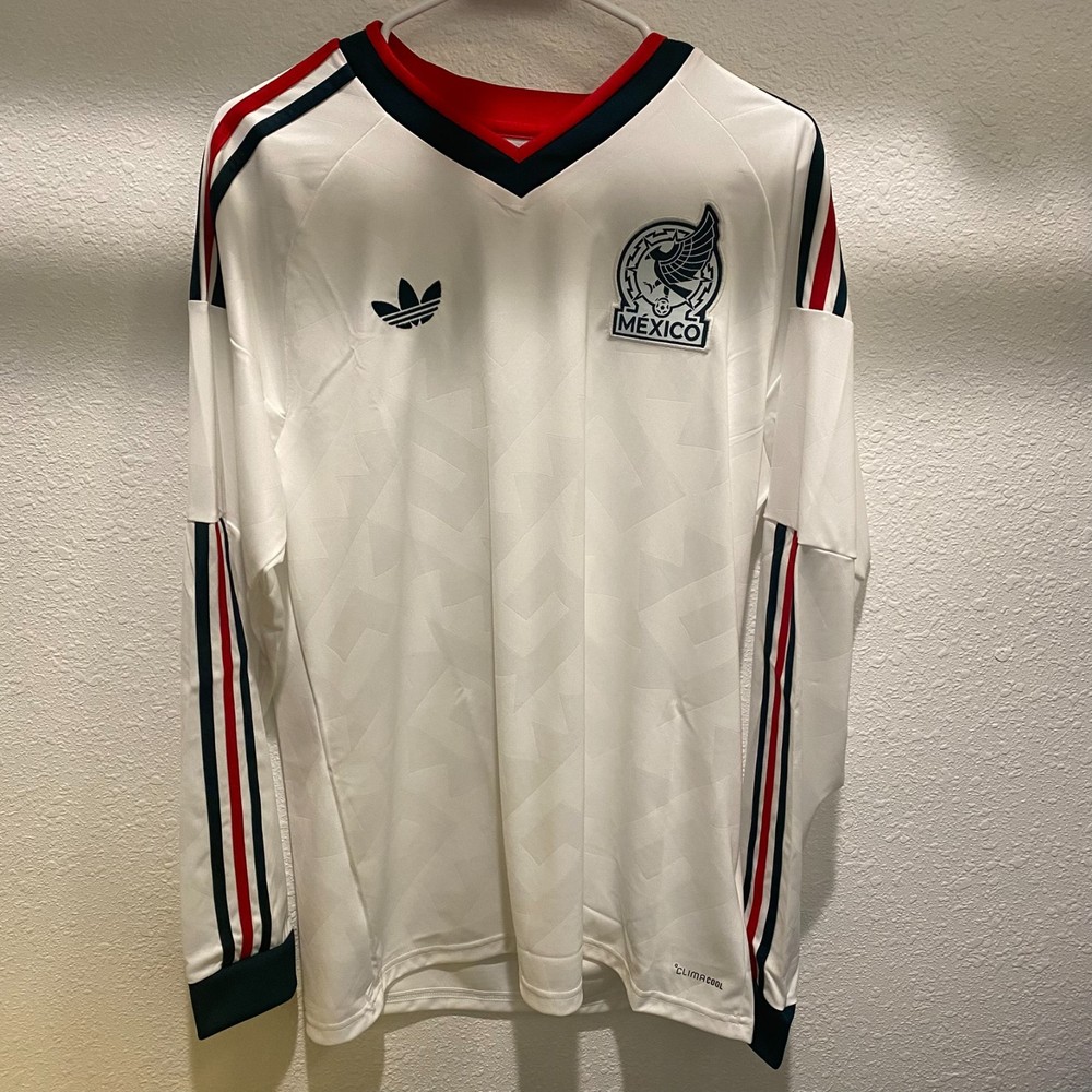 Adidas Men's Mexico 26 Away Long Sleeve Jersey Size Large