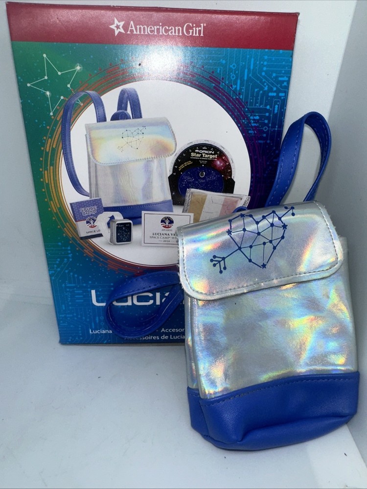 RETIRED American Girl 2018 Luciana Vega Space Camp Bag And Original Box Only