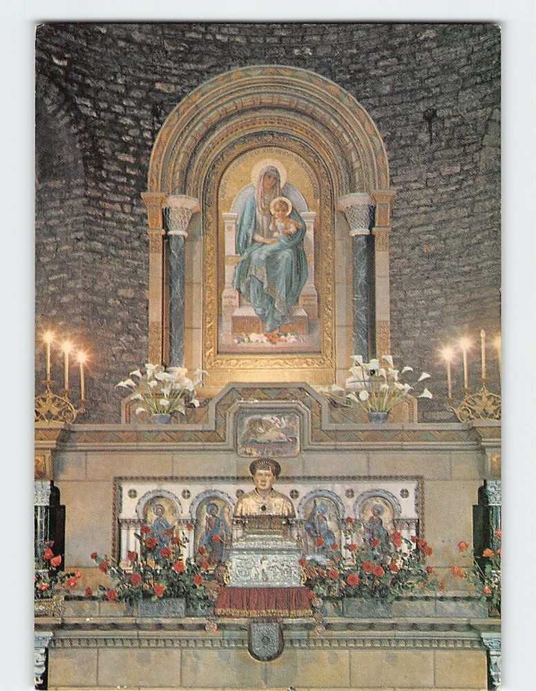 Postcard Altar Basilica de Santa Maria Ripoll Spain