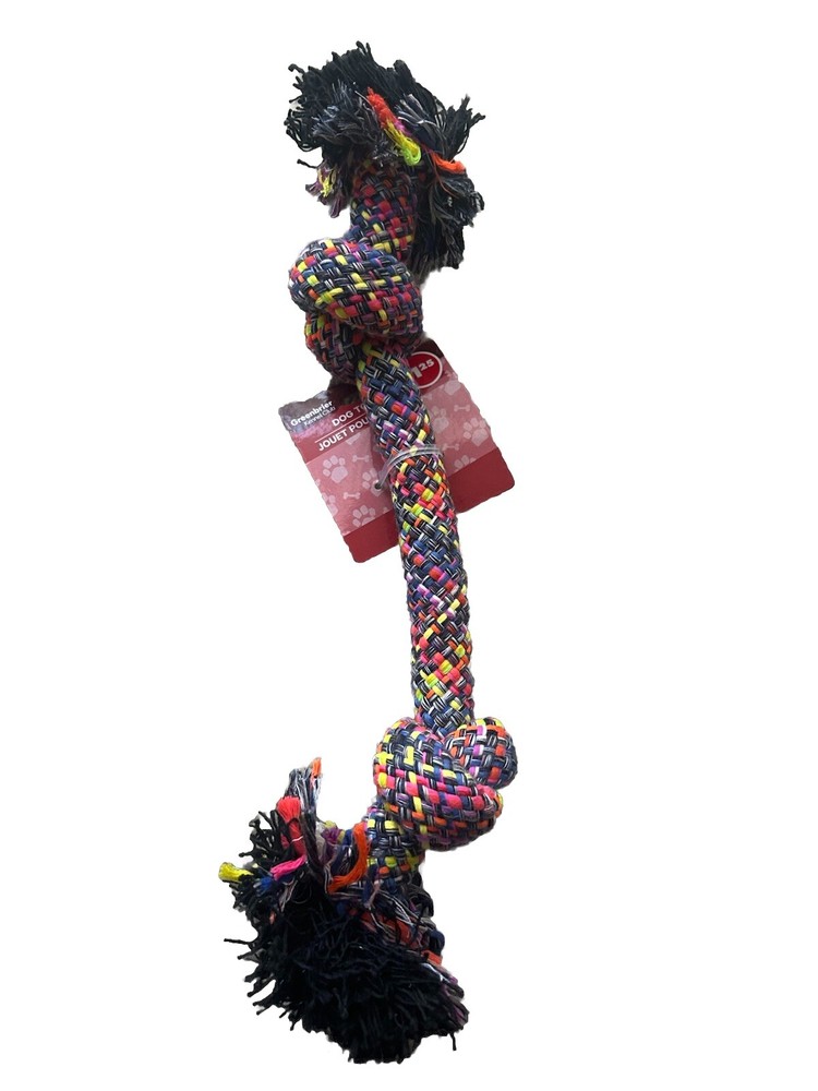 Greenbriar Kennel Club Dog Rope Toy Multicolored Interactive Heavy Duty