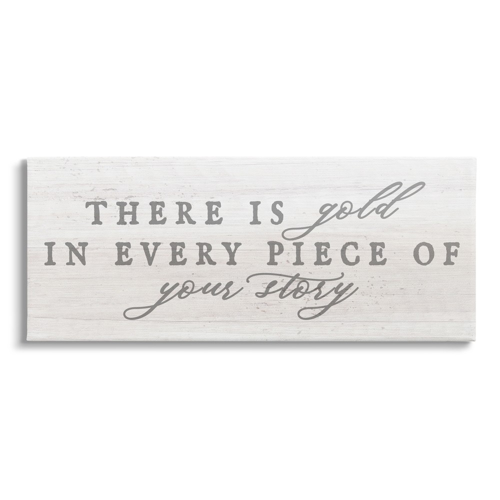 Stupell Gold In Your Story Inspirational Motivating Wall Art Décor